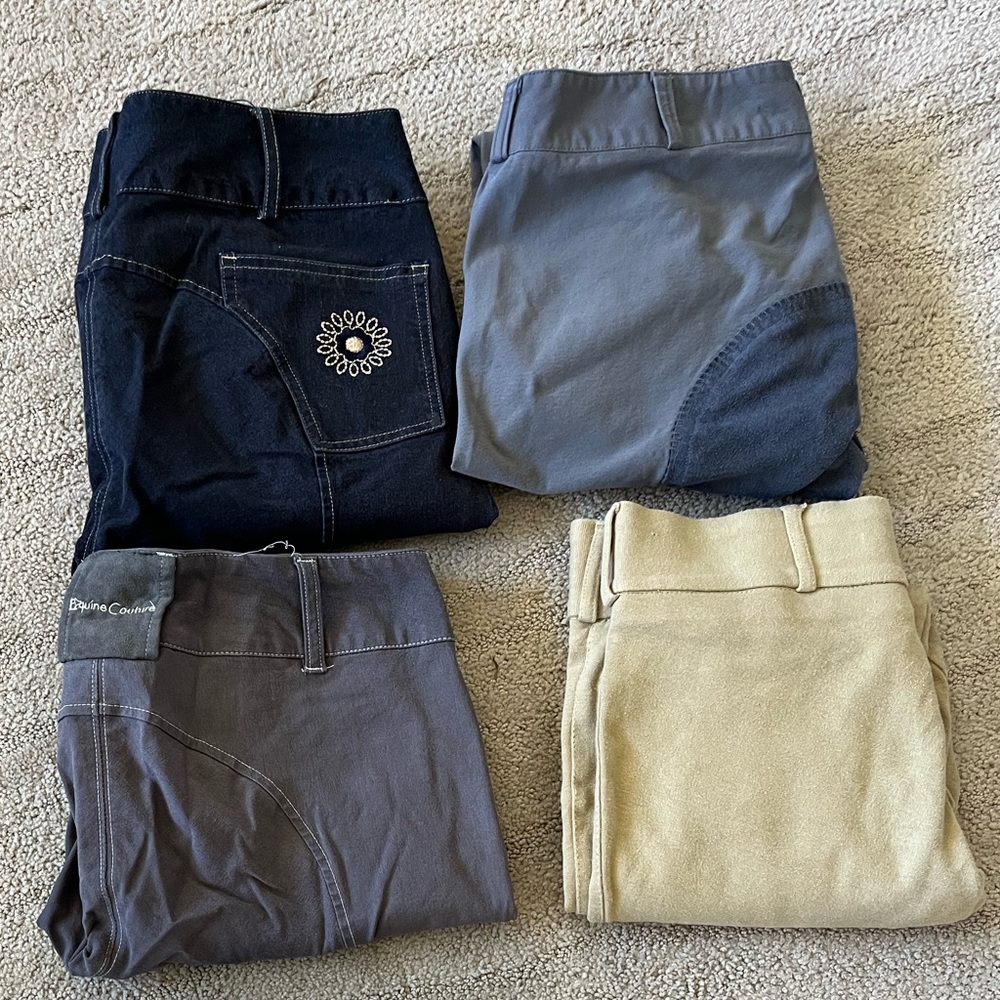 Riding pants, breeches size 30R and 30L